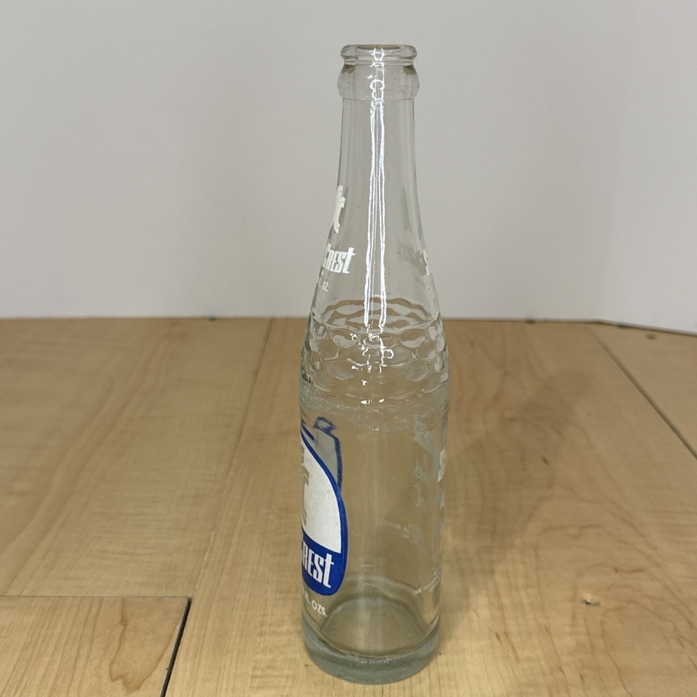 Vintage 1970s-80s SunCrest 10oz ACL Soda Bottle Doraville GA Pebbled - Picture 4 of 6